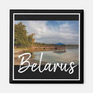 Belarus Lake Svityaz Nature Magnet