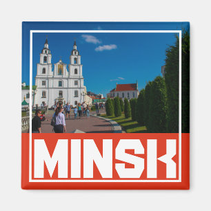 Belarus Minsk Минск Architecture Cityscape Magnet