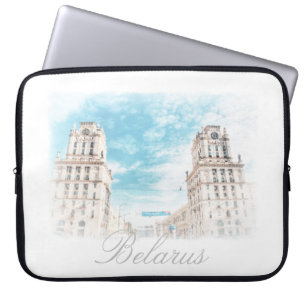 Belarus Minsk Architecture Laptop Sleeve Cover