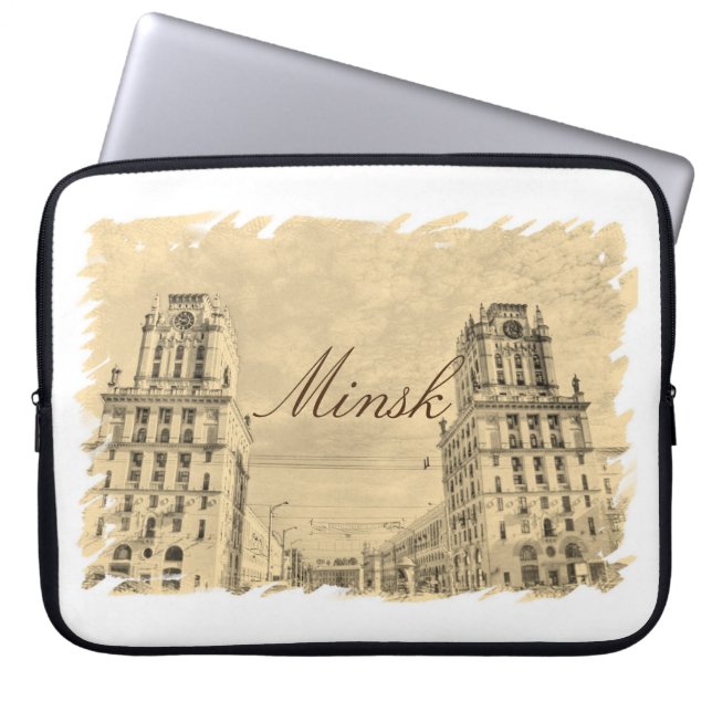 Belarus Minsk Architecture Laptop Sleeve Cover (Front)