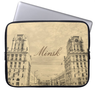 Belarus Minsk Architecture Laptop Sleeve Cover