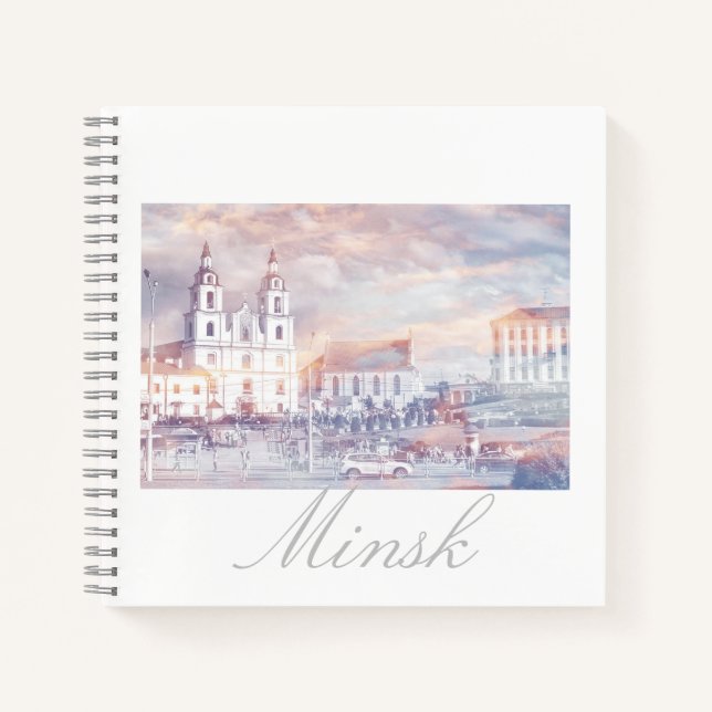 Belarus Minsk Architecture Nature Notebook (Front)