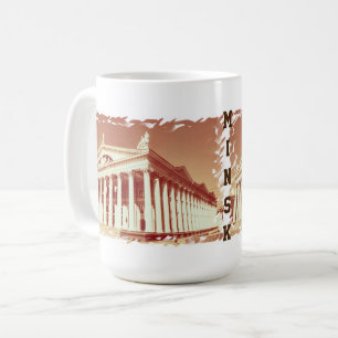 Belarus Minsk Architecture Painting Mug