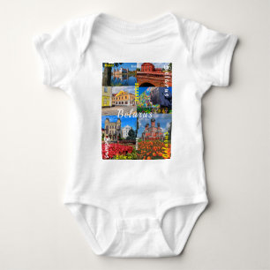 Belarus Minsk Grodno Pinsk Borisov Architecture Baby Bodysuit
