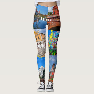 Belarus Minsk Grodno Pinsk Borisov Architecture Leggings