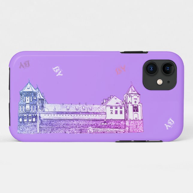Belarus Mir Castle Architecture Мирский Замок Case-Mate iPhone Case (Back (Horizontal))