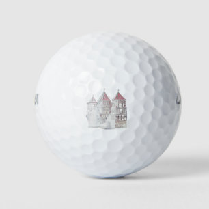Belarus Mir Castle Architecture Golf Balls