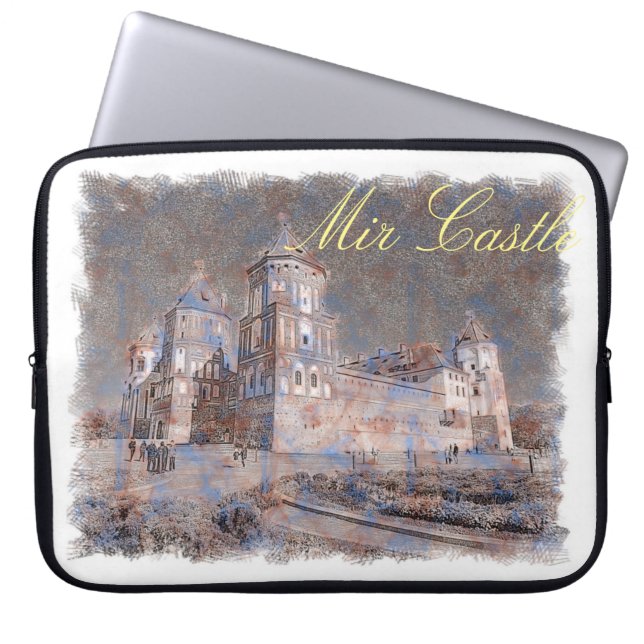 Belarus Mir Castle Architecture Laptop Sleeve (Front)