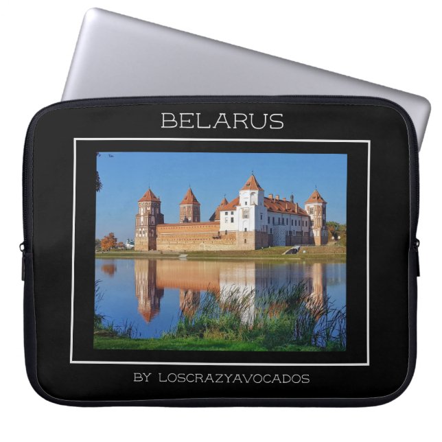 Belarus Mir Castle Architecture Laptop Sleeve (Front)