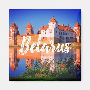 Belarus Mir Castle Architecture Nature Magnet