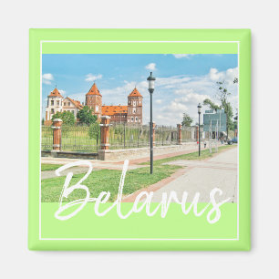 Belarus Mir Castle Architecture Nature Magnet