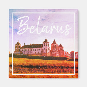 Belarus Mir Castle Architecture Nature Magnet