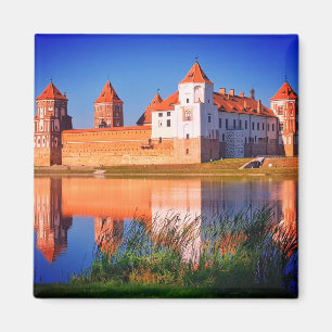 Belarus Mir Castle Architecture Nature Magnet