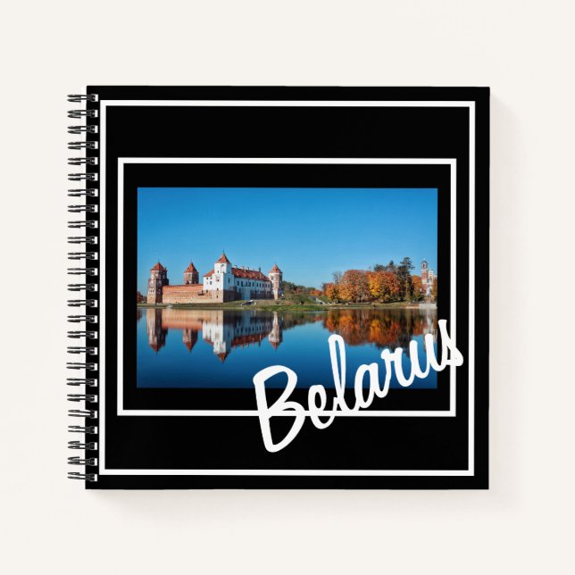 Belarus Mir Castle Architecture Nature Notebook (Front)