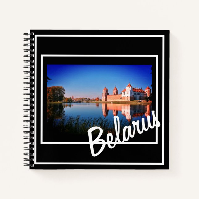 Belarus Mir Castle Architecture Nature Notebook (Front)