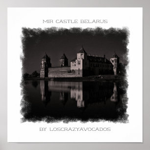 Belarus Mir Castle Architecture Nature Poster