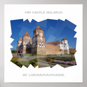 Belarus Mir Castle Architecture Nature Poster