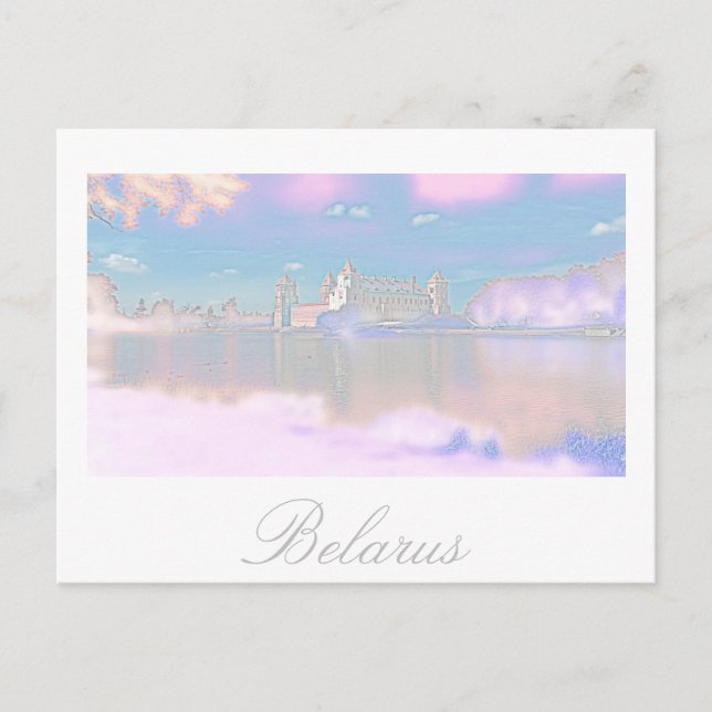 Belarus Mir Castle Architecture Postcard (Front)