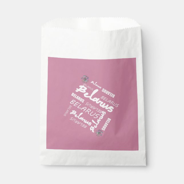 Belarus National Corn Flower Favour Bags (Front)