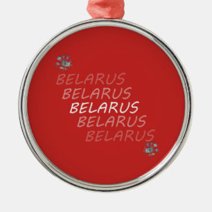 Belarus National Corn Flower Metal Tree Decoration