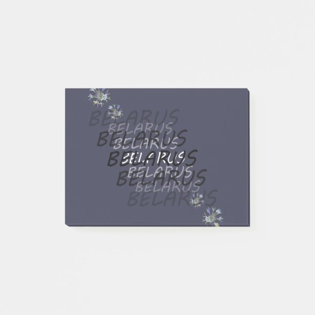 Belarus National Corn Flower Post-it Notes (Front)