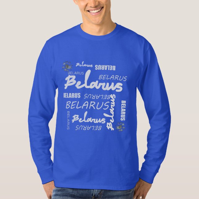 Belarus National Corn Flower T-Shirt (Front)
