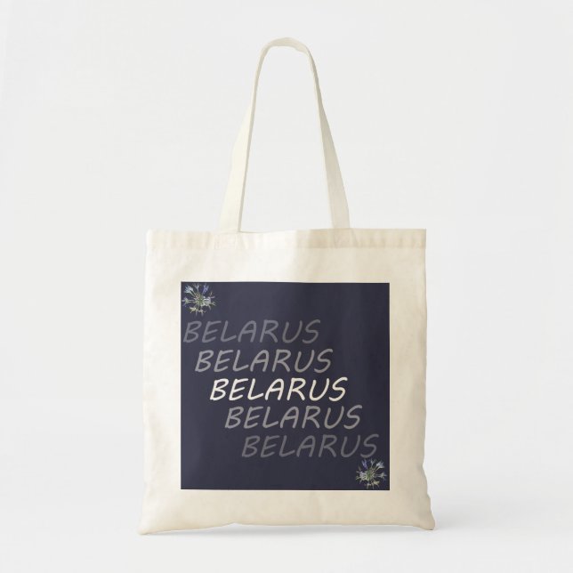 Belarus National Corn Flower Tote Bag (Front)