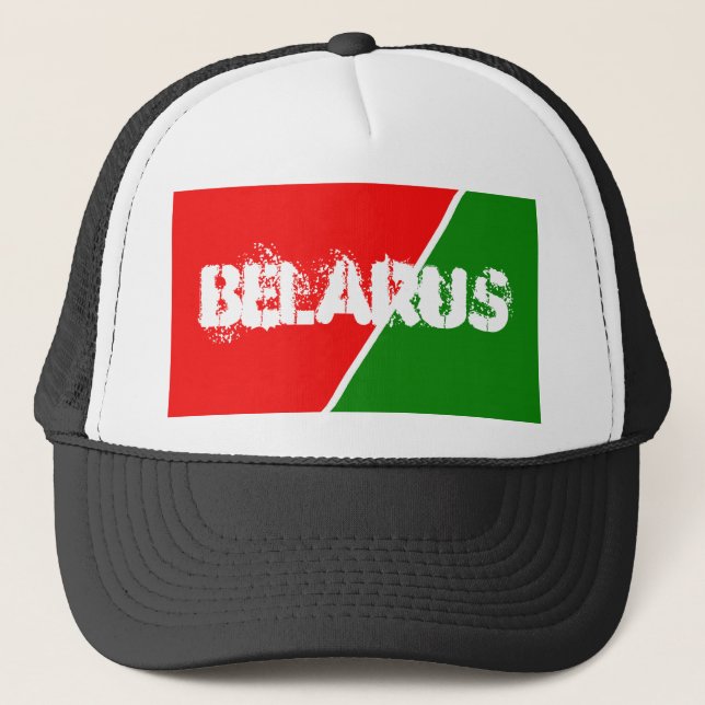 Belarus National Flag Colors Trucker Hat (Front)