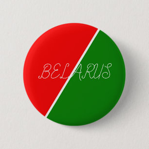 Belarus National Flag Colours 6 Cm Round Badge