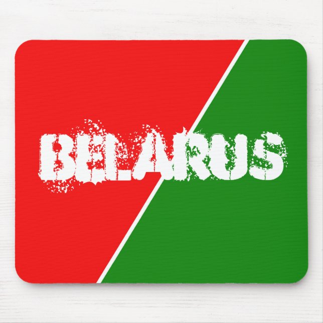 Belarus National Flag Colours Mouse Mat (Front)