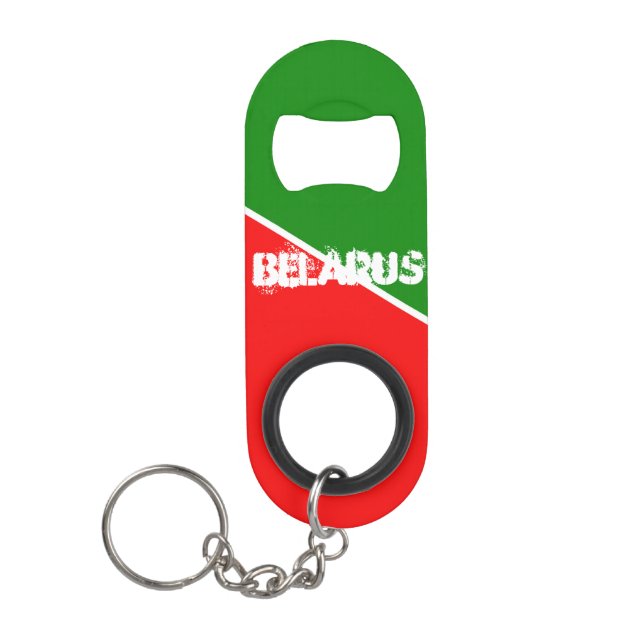 Belarus National Flag Colours Opener Keychain (Front)