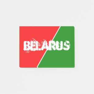 Belarus National Flag Colours Post-it Notes
