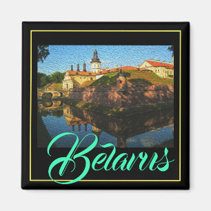 Belarus Nesvizh Palace Architecture Nature Magnet