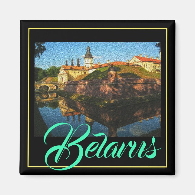 Belarus Nesvizh Palace Architecture Nature Magnet (Front)
