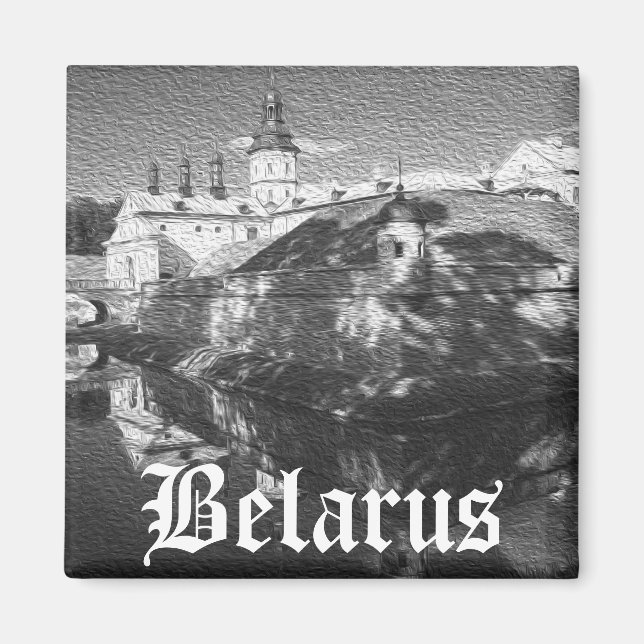 Belarus Nesvizh Palace Architecture Nature Magnet (Front)