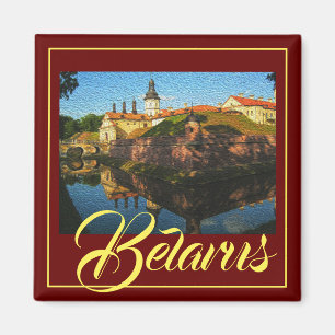 Belarus Nesvizh Palace Architecture Nature Magnet