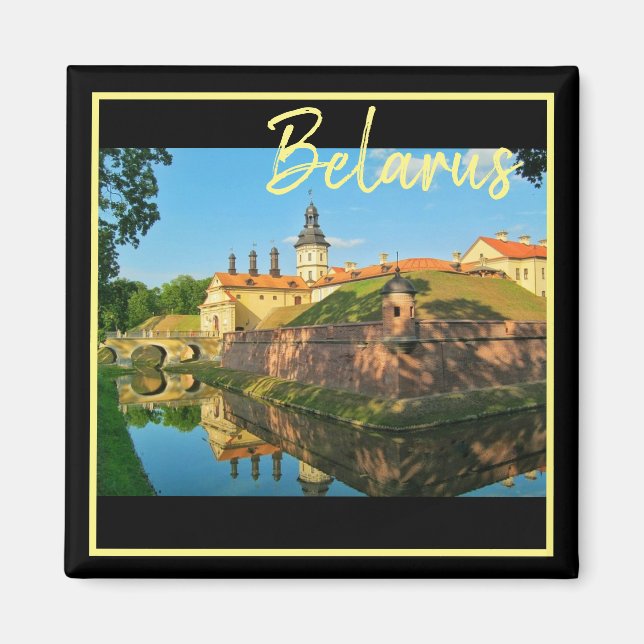Belarus Nesvizh Palace Architecture Nature Magnet (Front)