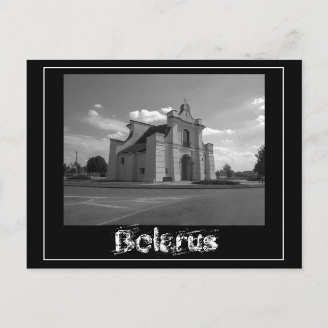 Belarus Niasviž Nesvizh Architecture Postcard (Front)