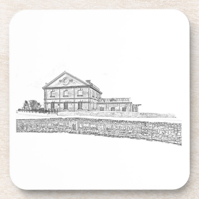 Belarus Orsha Architecture Coaster (Front)