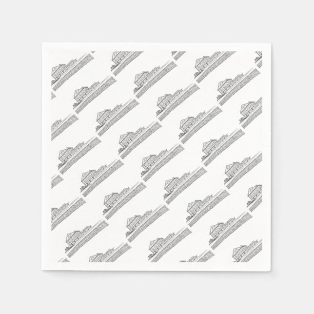 Belarus Orsha Architecture Napkin (Front)