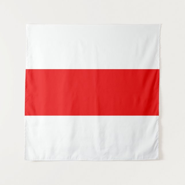 Belarus protest flag symbol red white revolution f tapestry (Front)