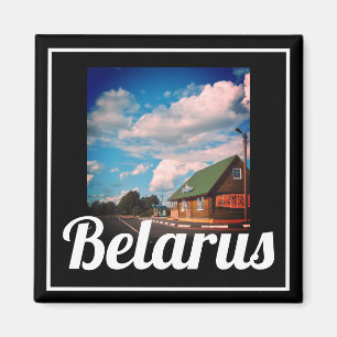Belarus Rural Architecture Landscape Magnet