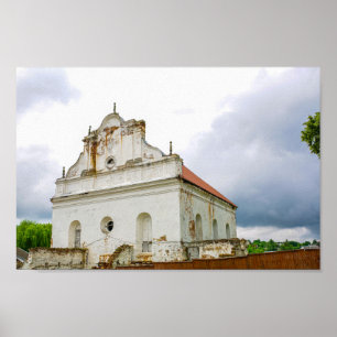 Belarus Slonim Great Synagogue Architecture Poster