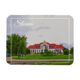Belarus Slonim Train Station Architecture Magnet