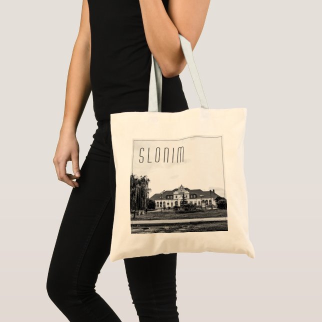 Belarus Slonim Train Station Architecture Tote Bag (Front (Product))