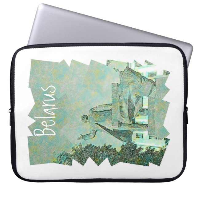 Belarus Soviet Era Architecture Laptop Sleeve (Front)