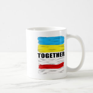 Belarus Supports Ukraine Stop War Together Coffee Mug