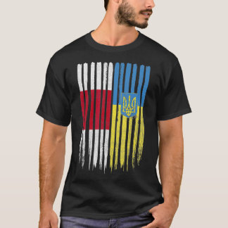Belarus Ukraine Belarusian Ukrainian hammer  T-Shirt