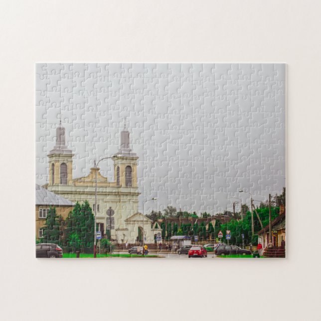 Belarus Volkovysk Vawkavysk City Architecture Jigsaw Puzzle (Horizontal)