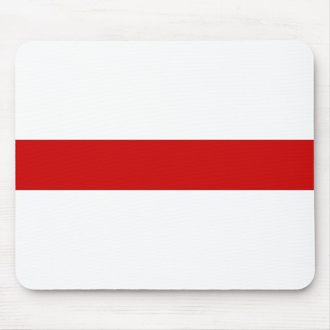 Belarus white-red-white mouse mat (Front)